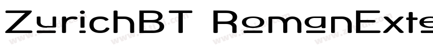 ZurichBT RomanExtend字体转换